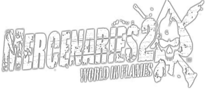 Mercenaries 2 World in Flames logo for Playstation 2